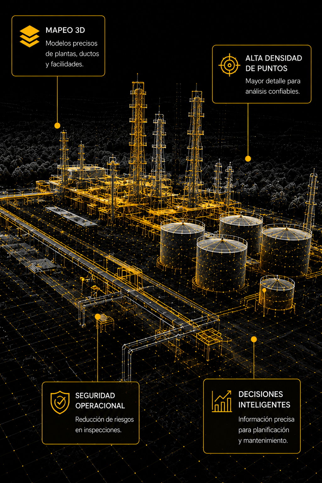 LiDAR para hidrocarburos